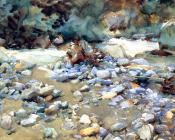 约翰辛格萨金特 - Purtud, Bed of a Glacier Torrent